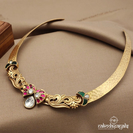 Multicoloured Kundan Hasli (Gn9240)