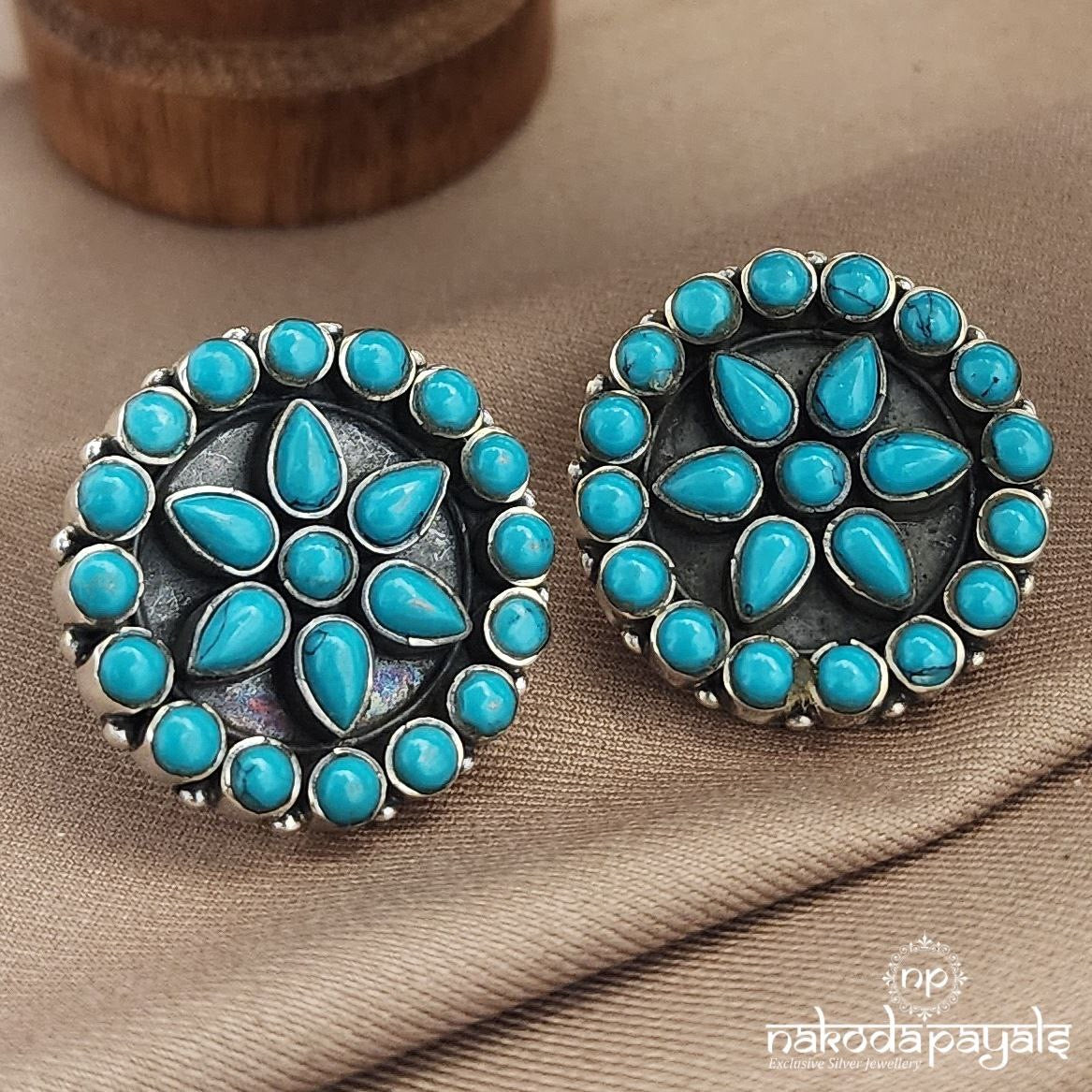 Ocean Mist Turquoise Studs (S3570)