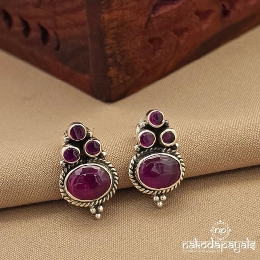 Stunning Pink Studs (S4142)