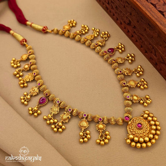 Leaf drops Saaj Neckpiece (Gn10353)