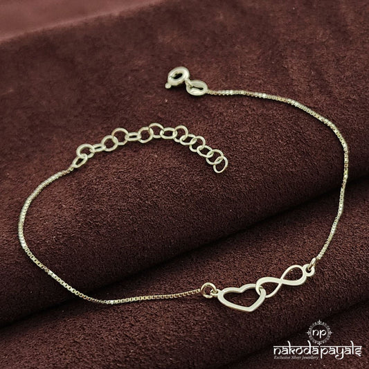 Infinity Heart Bracelet (St3736)