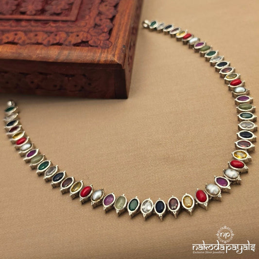 Gorgeous Navratna Neckpiece (N11826)
