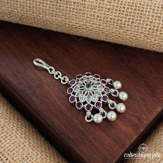 Floral Ball Drops Maang Tika (M0409)