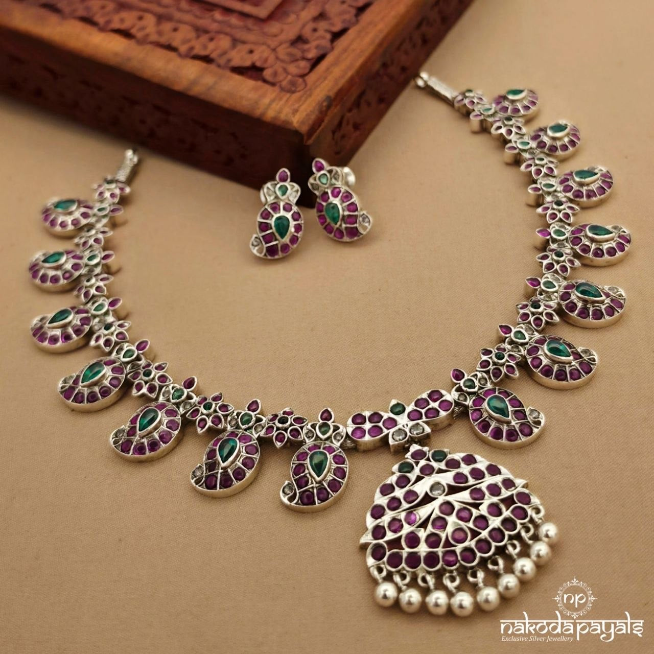 Floral Mango Neckpiece (N12051)