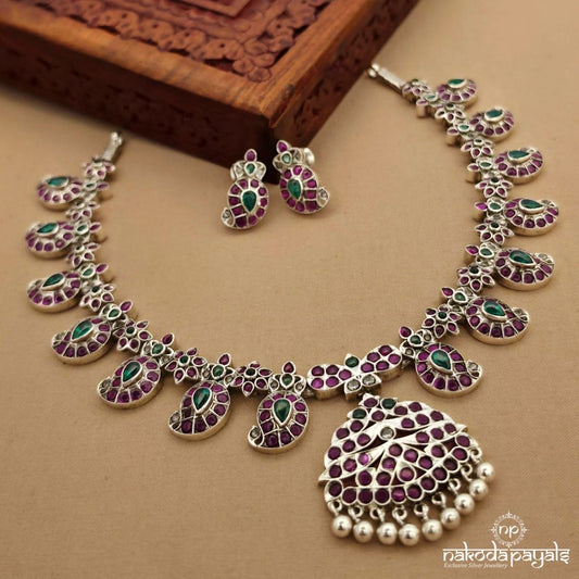 Floral Mango Neckpiece (N12051)