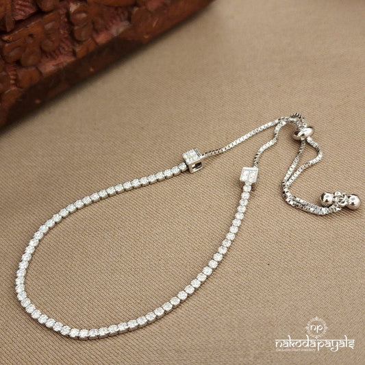 Sleek Spark Adjustable Tennis Bracelet (K5305)