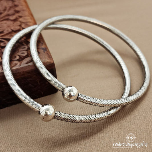 Ball Openable Ankle Kada Pair (A2333)