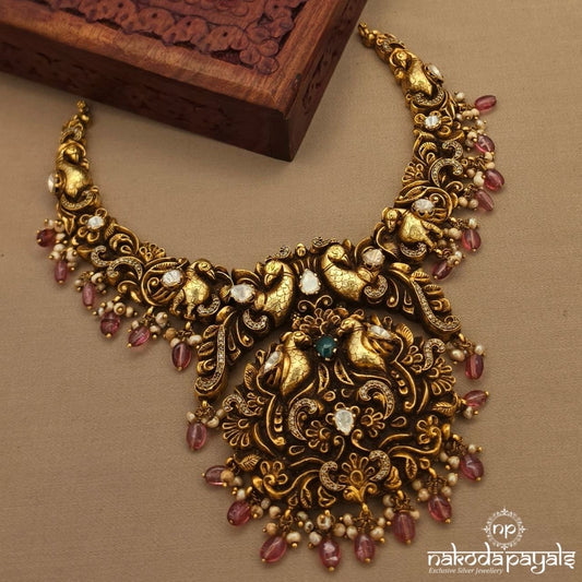 Royal Moissanite Neckpiece (Gn10276)