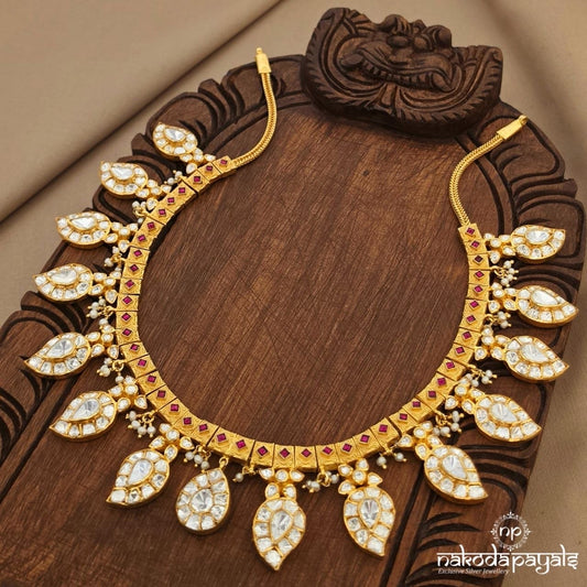 Sparkling Mango Neckpiece (Gn10978)