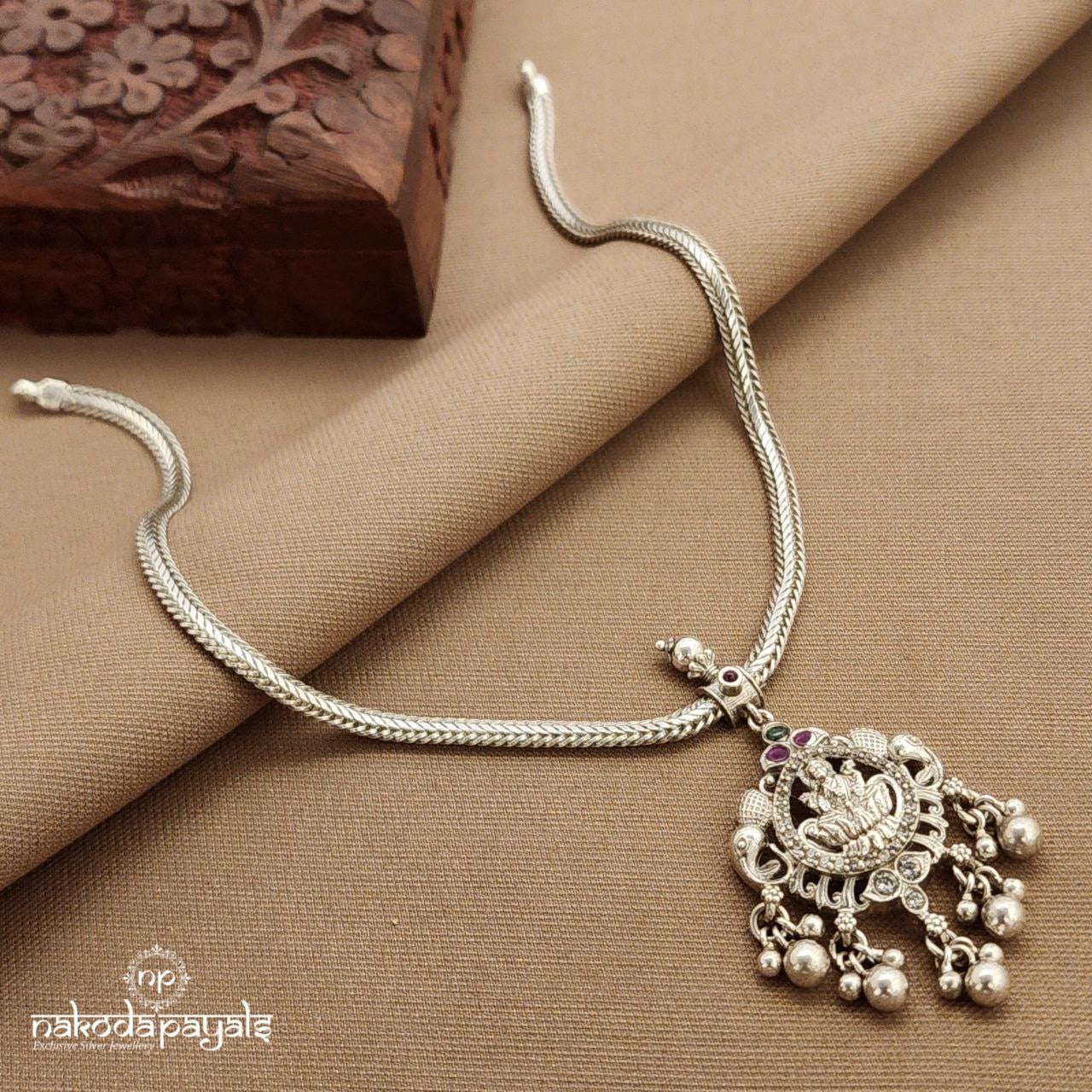 Divine Lakshmi Ball Drops Neckpiece (N11299)