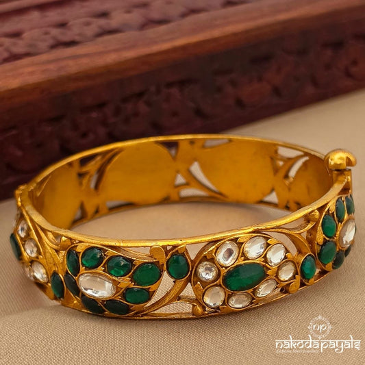 Green  Mango Kundan Kada (Gk3334)