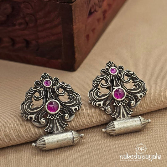 Traditional Pink Dot Studs (S4150)