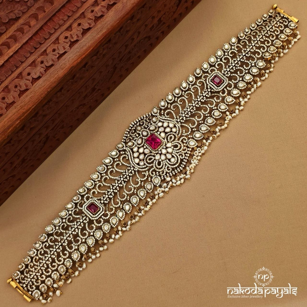 Ruby Moissanite Waistbelt (D0262)