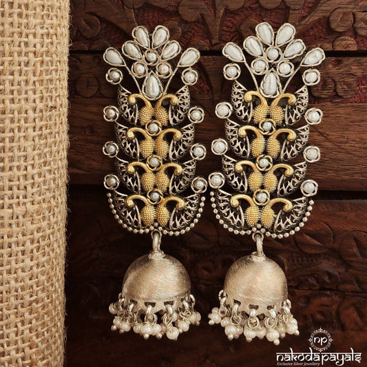 Pretty Dual Tone Jhumka (J1560)