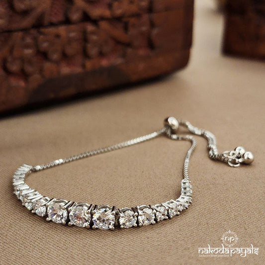 Regal Glow Adjustable Tennis Bracelet (K3507)