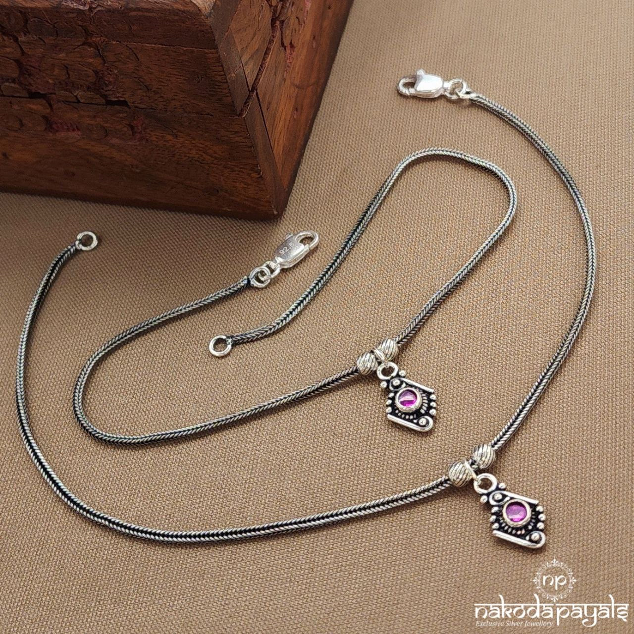 Gulaab Drop Anklets (A6763)
