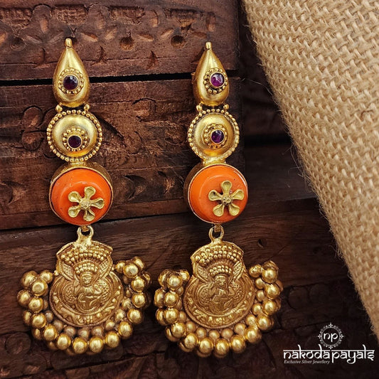 Coral Bloom Earrings (Ge9682)
