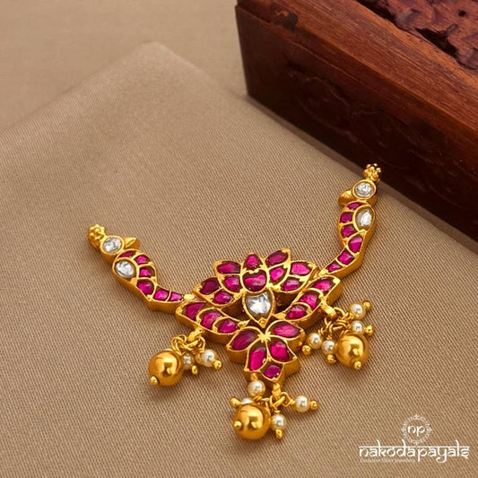 Twin Birdie Kundan Pendant (Gp2352)