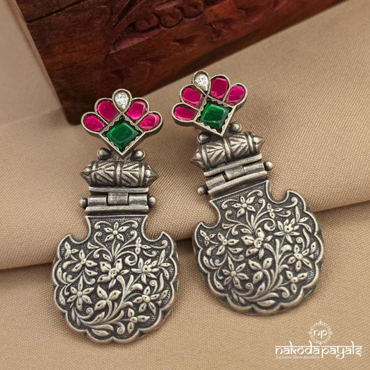 Elegant Kundan Leafy Chandbali (C4170)