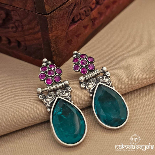Emerald Drop Earrings (C4160)