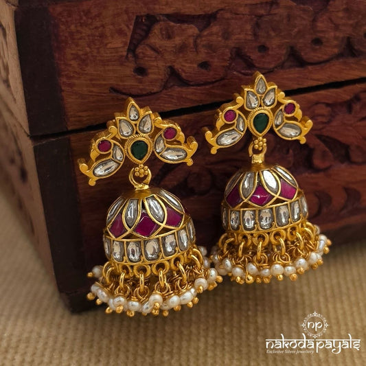 Twin Birdie Jhumka (Ge11037)