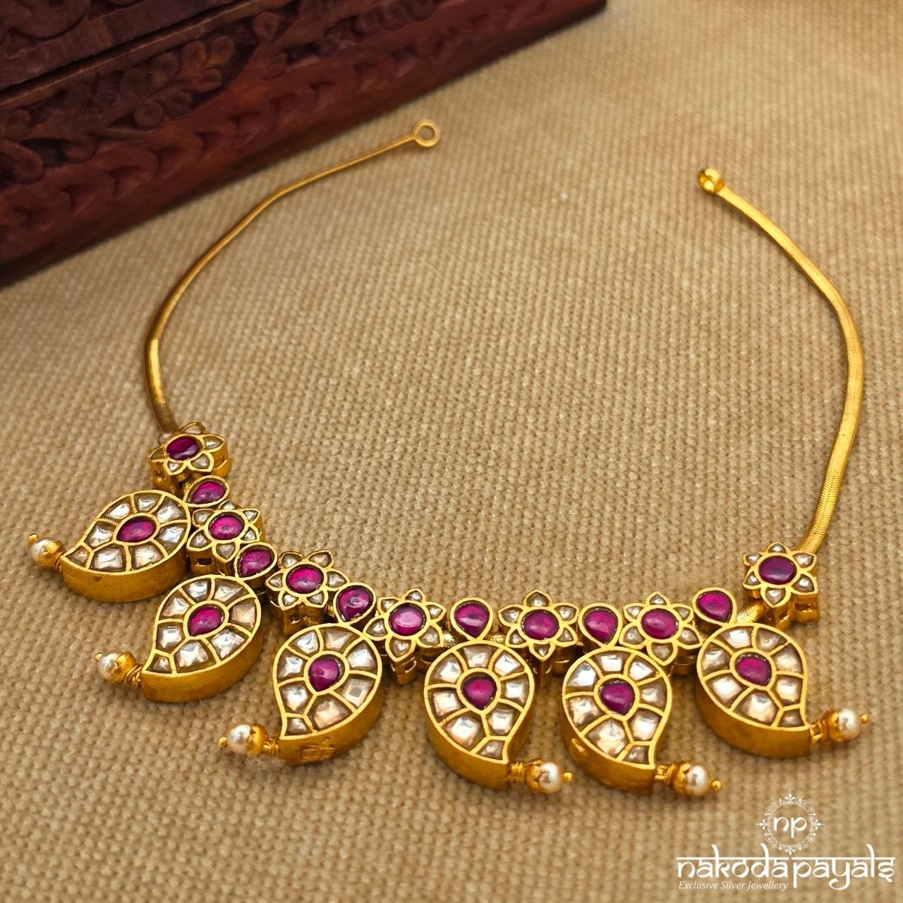 Mango Reversible Kundan Neckpiece (Gn10516)