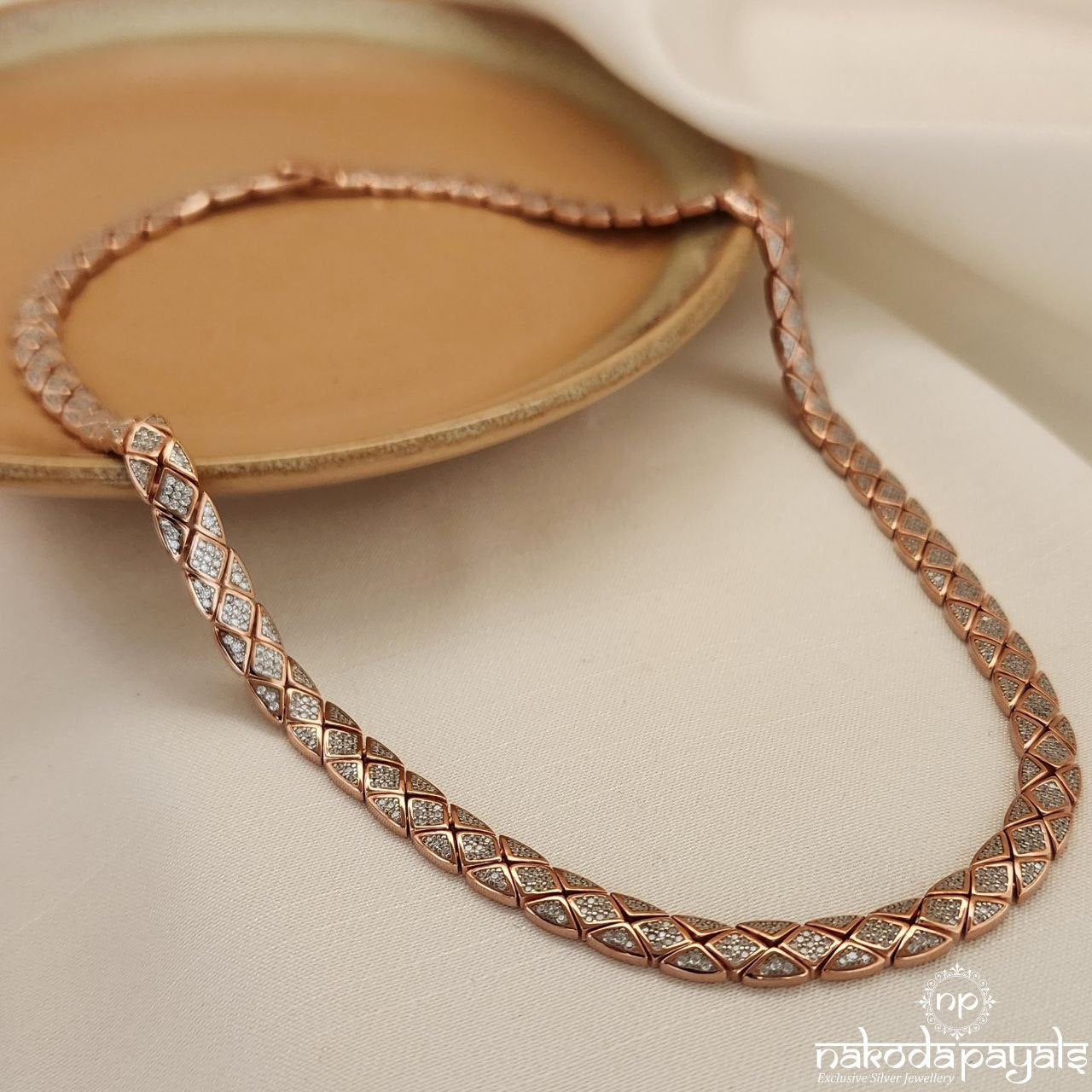 Eternal Rose Gold Men’s Neckchain (Mc0867)