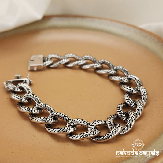 Classic Linked Men’s Bracelet (Mc0875)