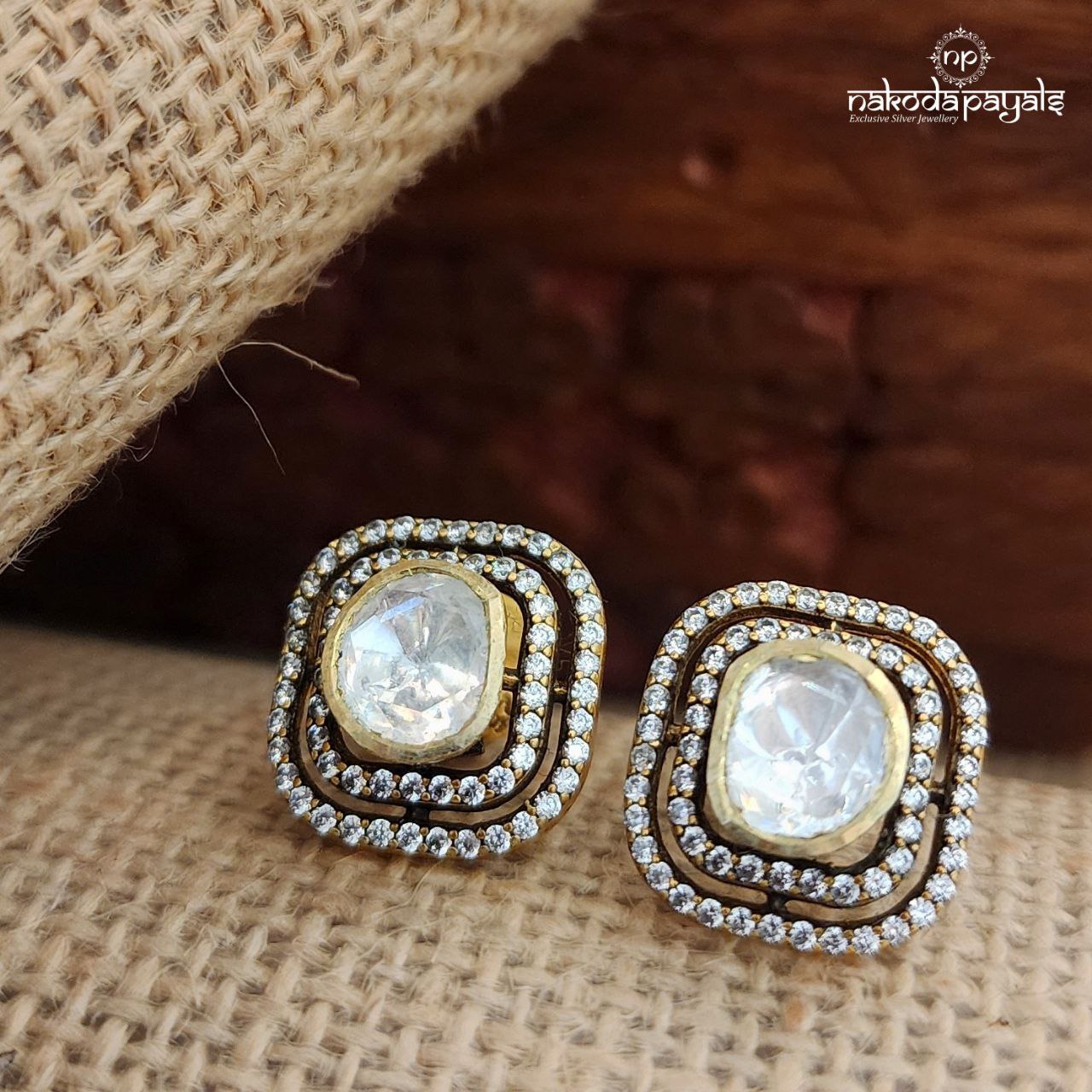 Evergreen Moissanite Studs (Ge8364)