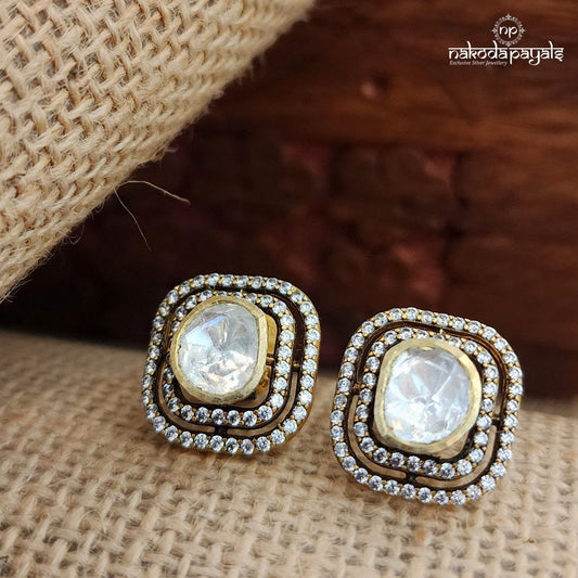 Evergreen Moissanite Studs (Ge8364)