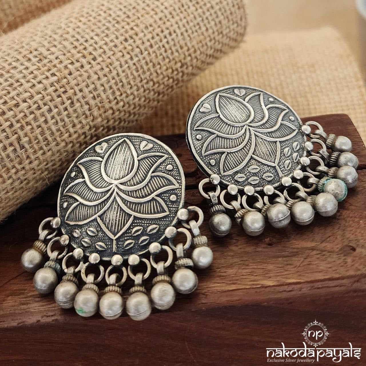 Lotus Ball Drop Studs (S9327)