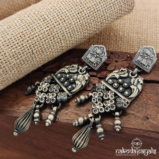 Tribal Floral Drop Earrings (C2018)