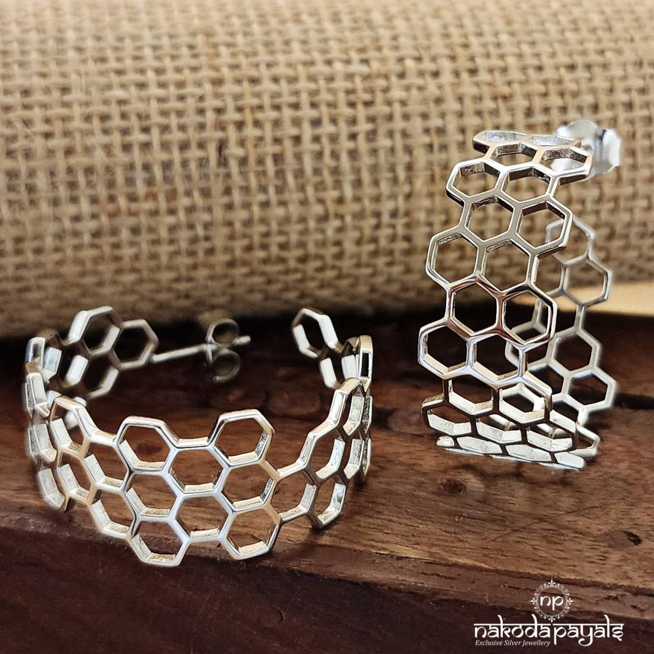 Honeycomb Earrings (St3004)