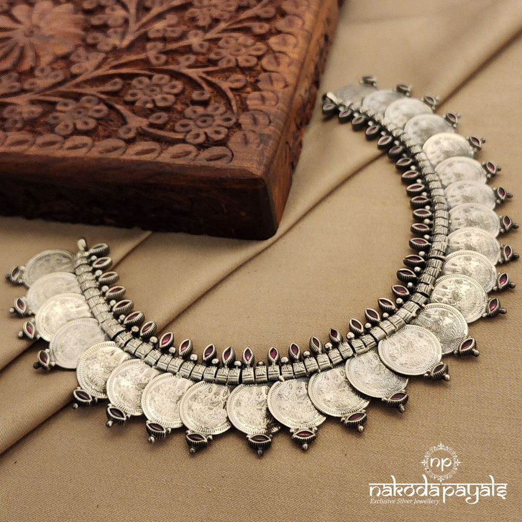 Mahalakshmi Coined Short Neckpiece (N9607)