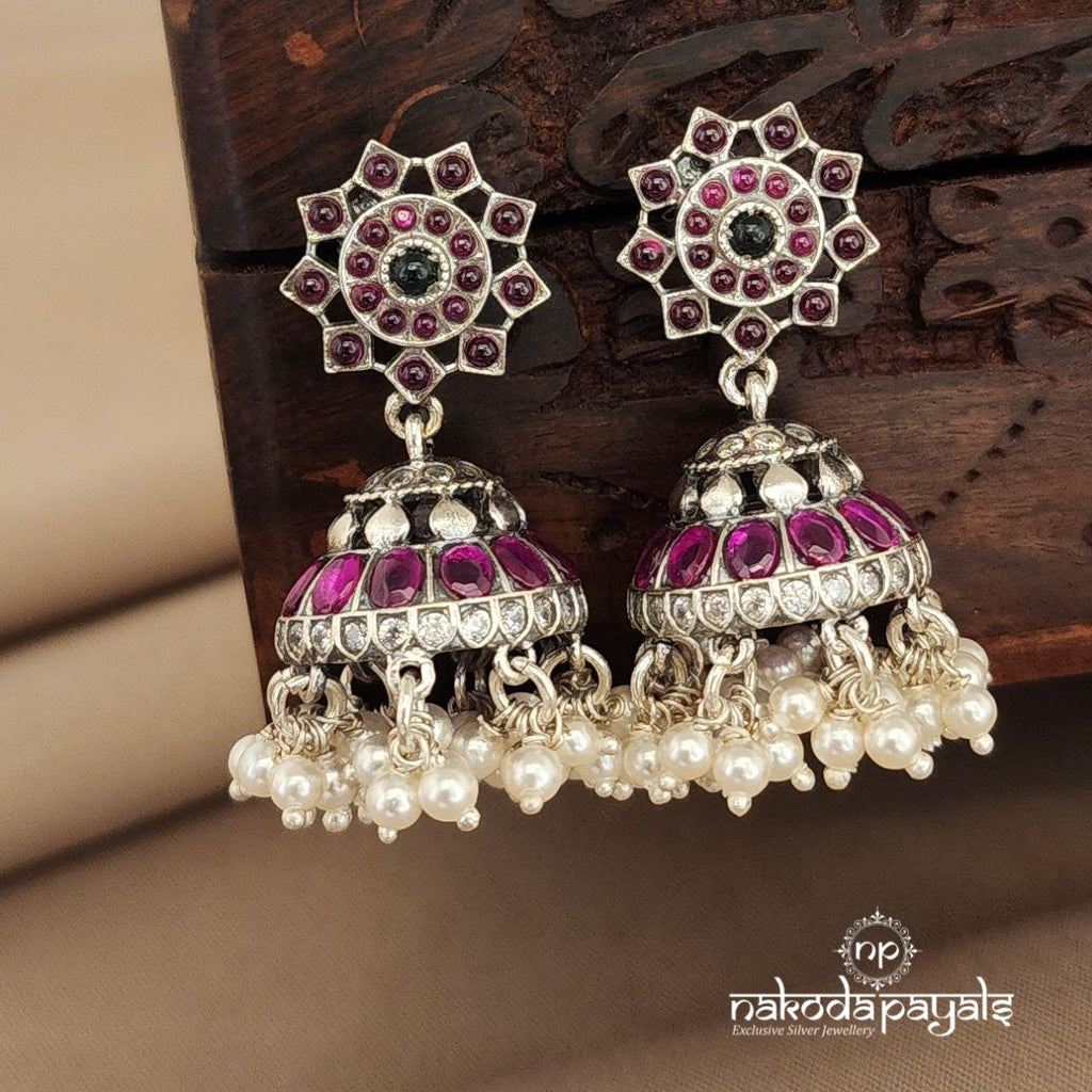 Elegant Flower Jhumka (J7778)