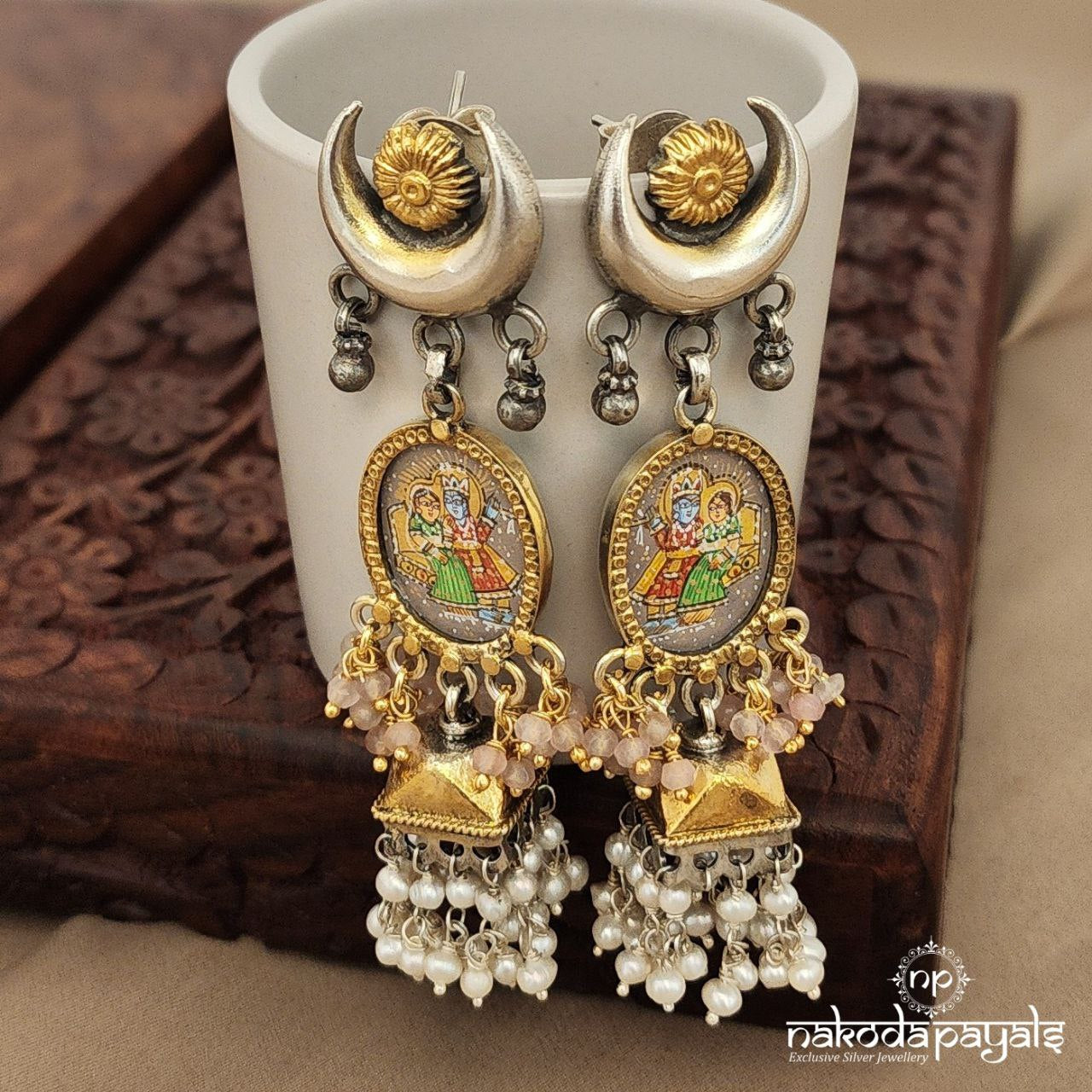 Pearly Chand Jhumka (Dt1121)