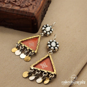 Triangle Dual Tone Jhumka (Dt1126)