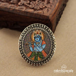 Krishna Painted Finger Ring (F2372)