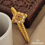 Red Floral Openable Single Kada 2.4 (Gk2559)