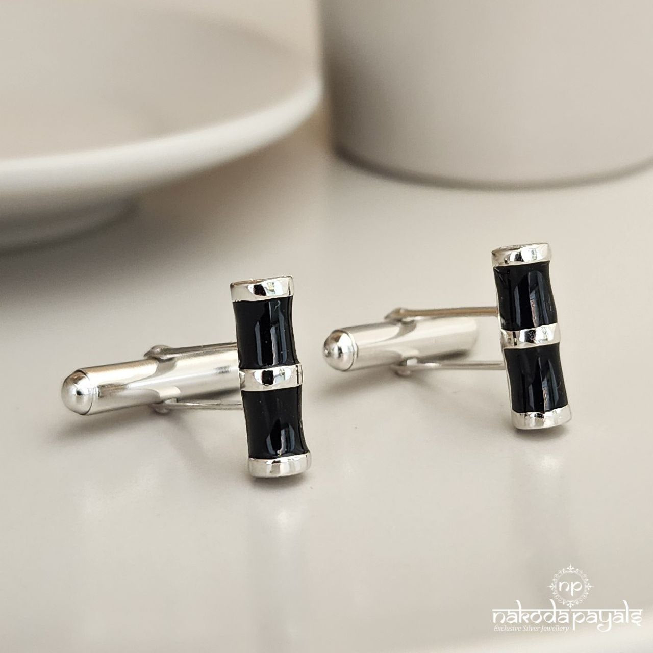 Timeless Black Cufflinks (CF0199)