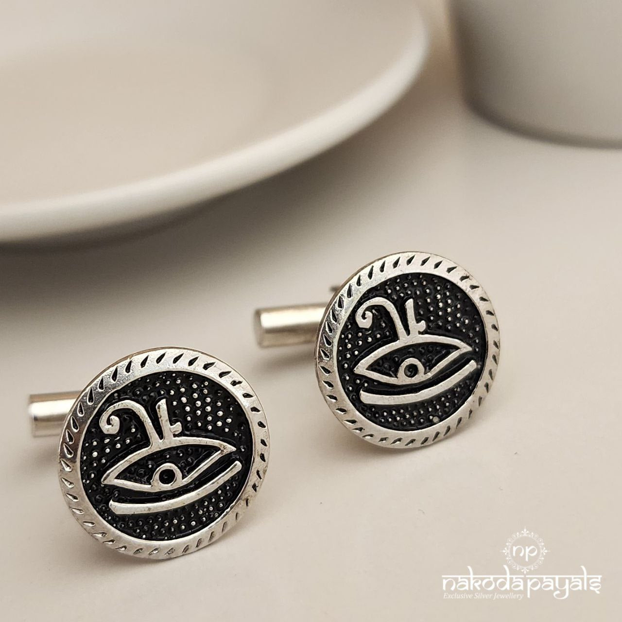 Dapper Black Cufflinks (CF0210)