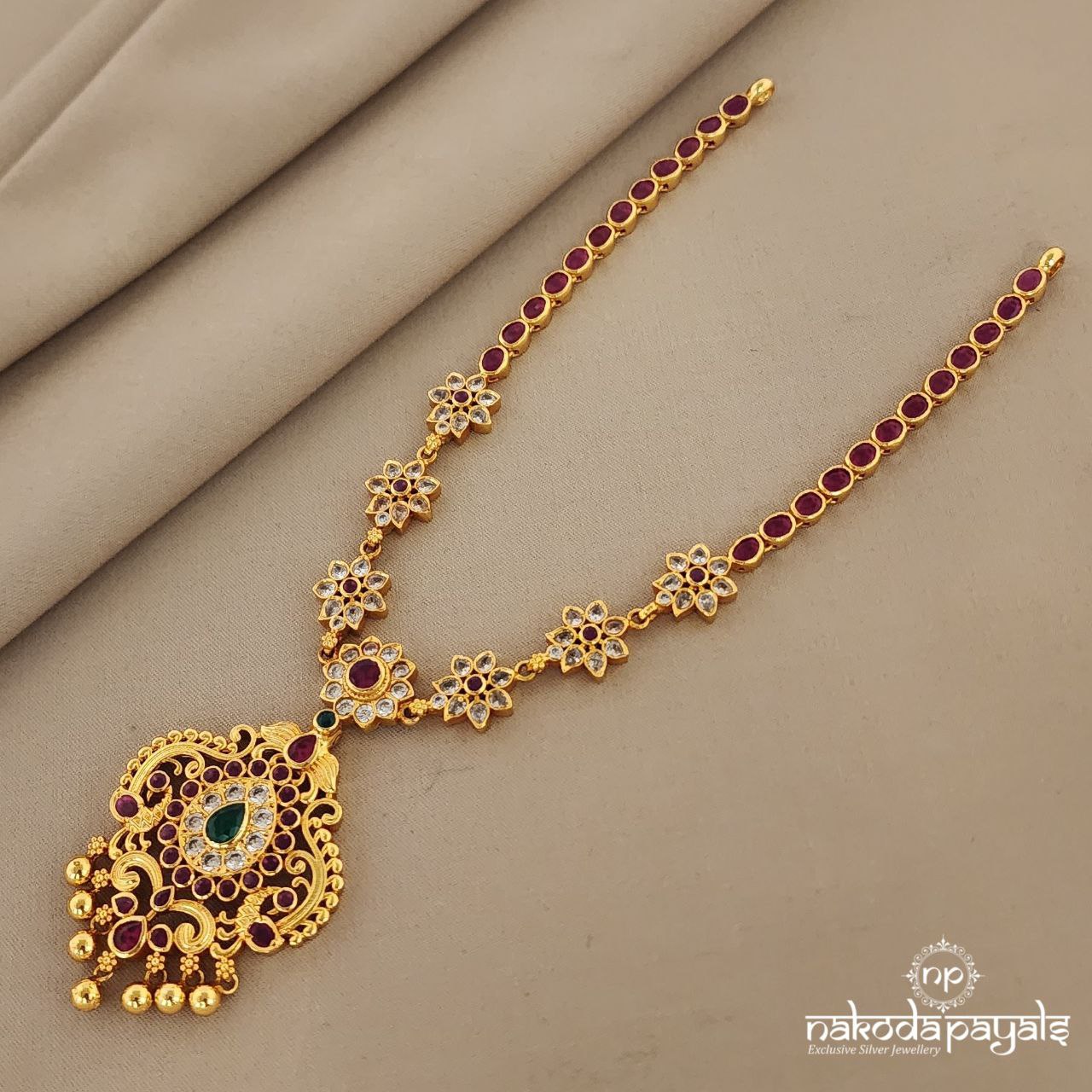 Short Ruby Neckpiece (Gn5965)