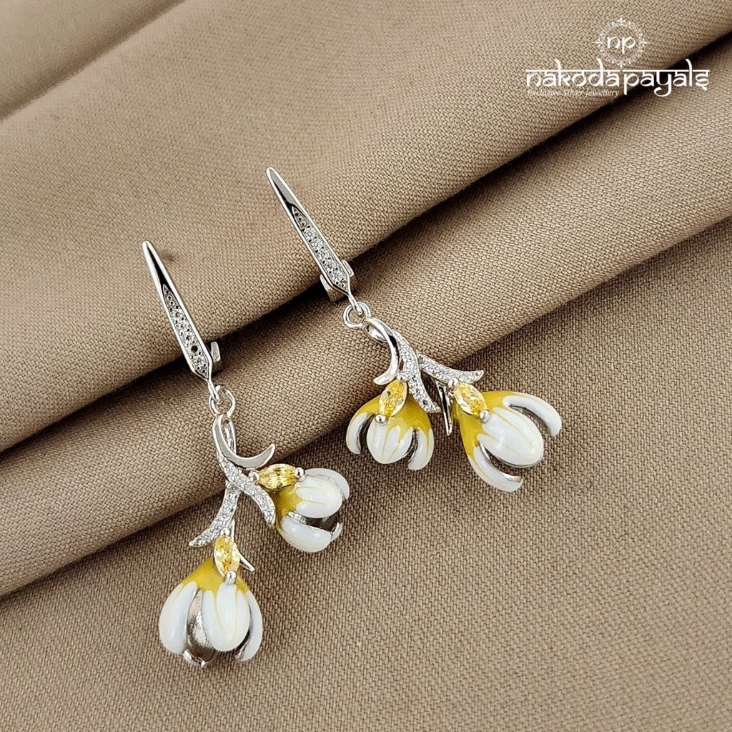 Yasper Yellow Twig Earrings (st1450)