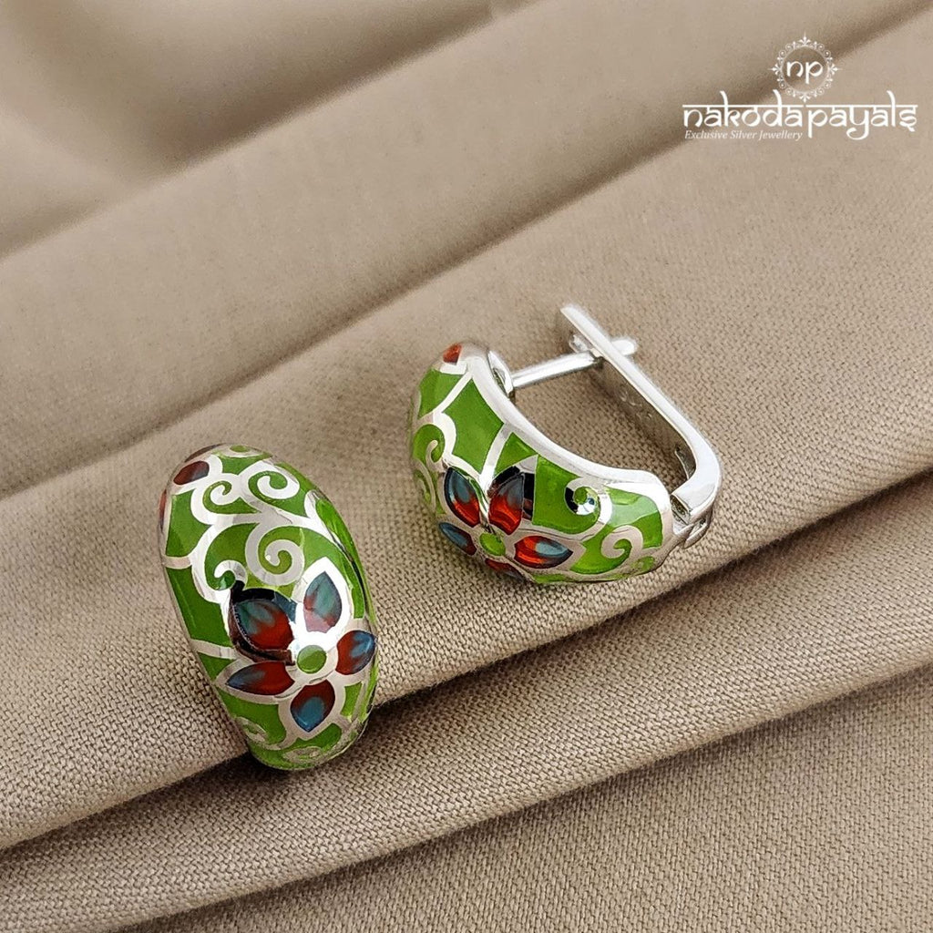 Grape Green Enamel Bali(St1878)