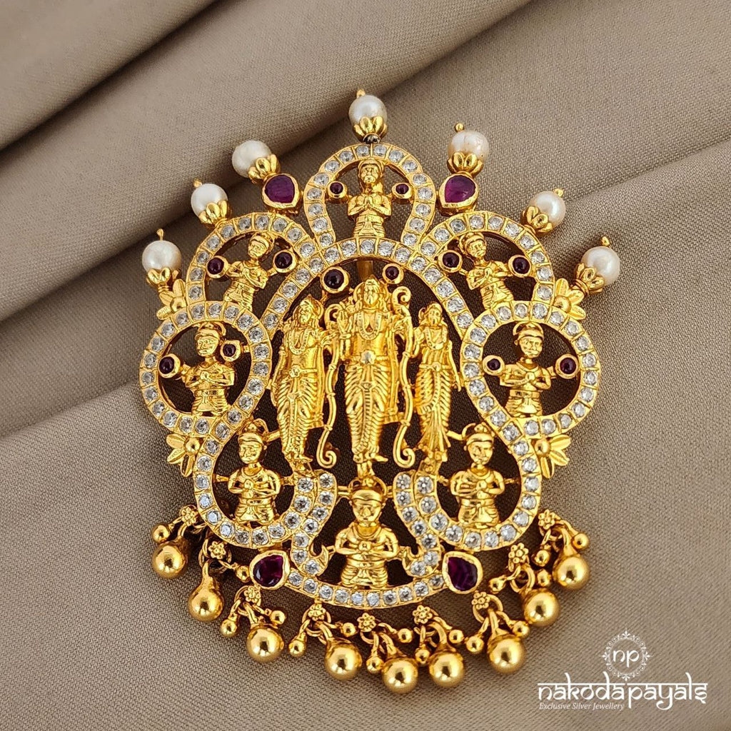 Pearled Ramparivara Pendant (Gp1415)