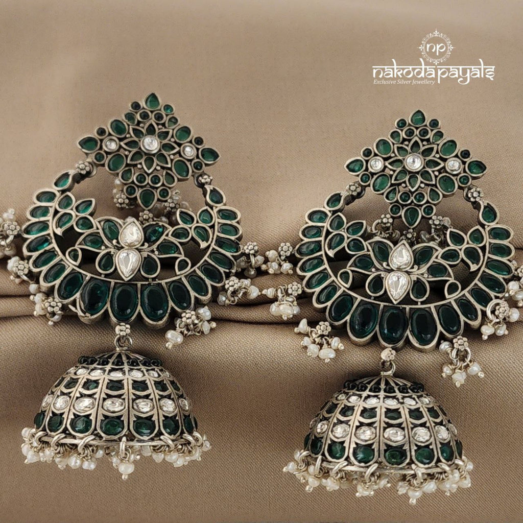 Gracious Green Jhumka (J4905)