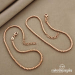 Rose gold Ball Anklets (A4093)