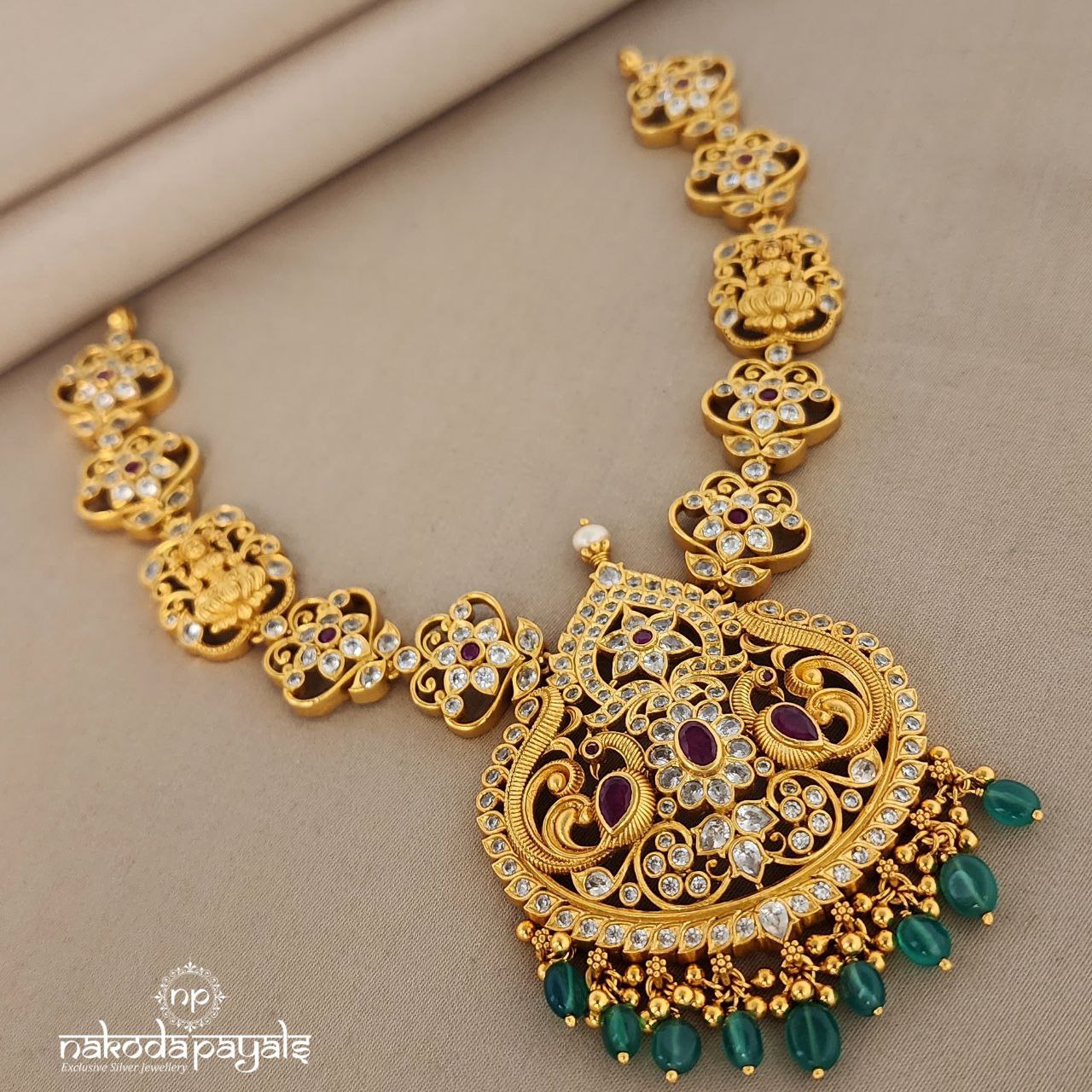 Lakshmi Peacock Neckpiece (GN6074)