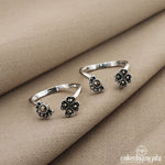 Clover Marcasite Toerings Pair (T2770)