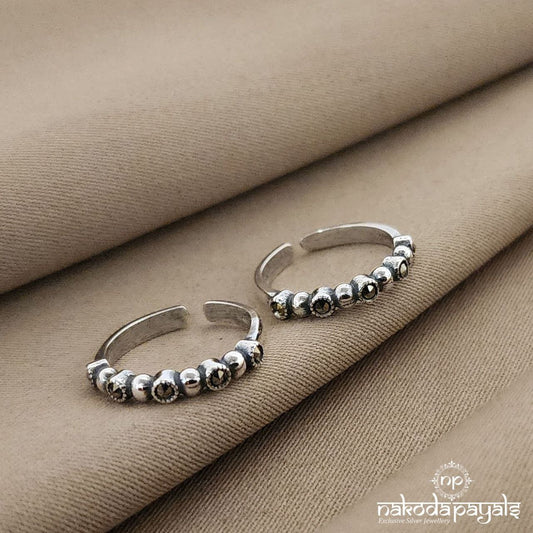 Quinate Marcasite Toerings Pair (T2771)